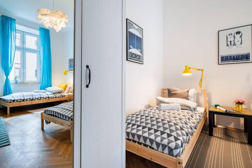 Blue Peace-Apartment With Free Parking In Center For 1-6 People Краків Екстер'єр фото